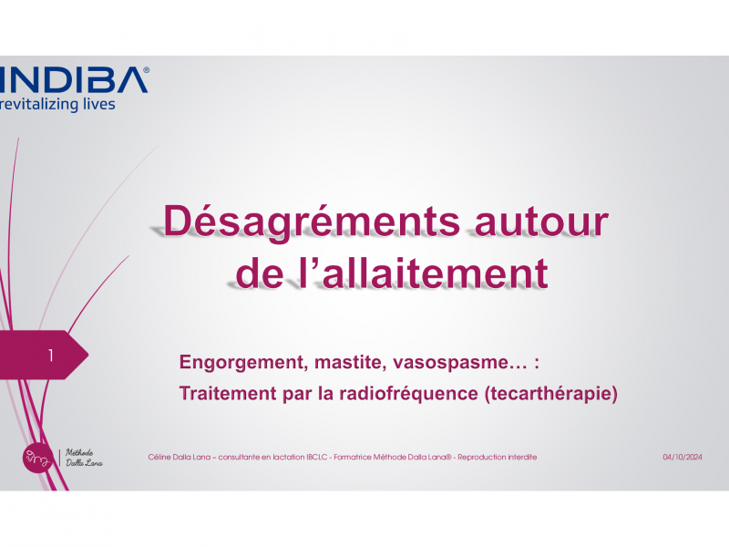 Webinaire : Indiba et allaitement